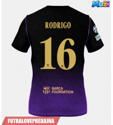 Lacne Muži Futbalové dres Barcelona Rodri Hernandez #16 2026-27 Krátky Rukáv - Preč